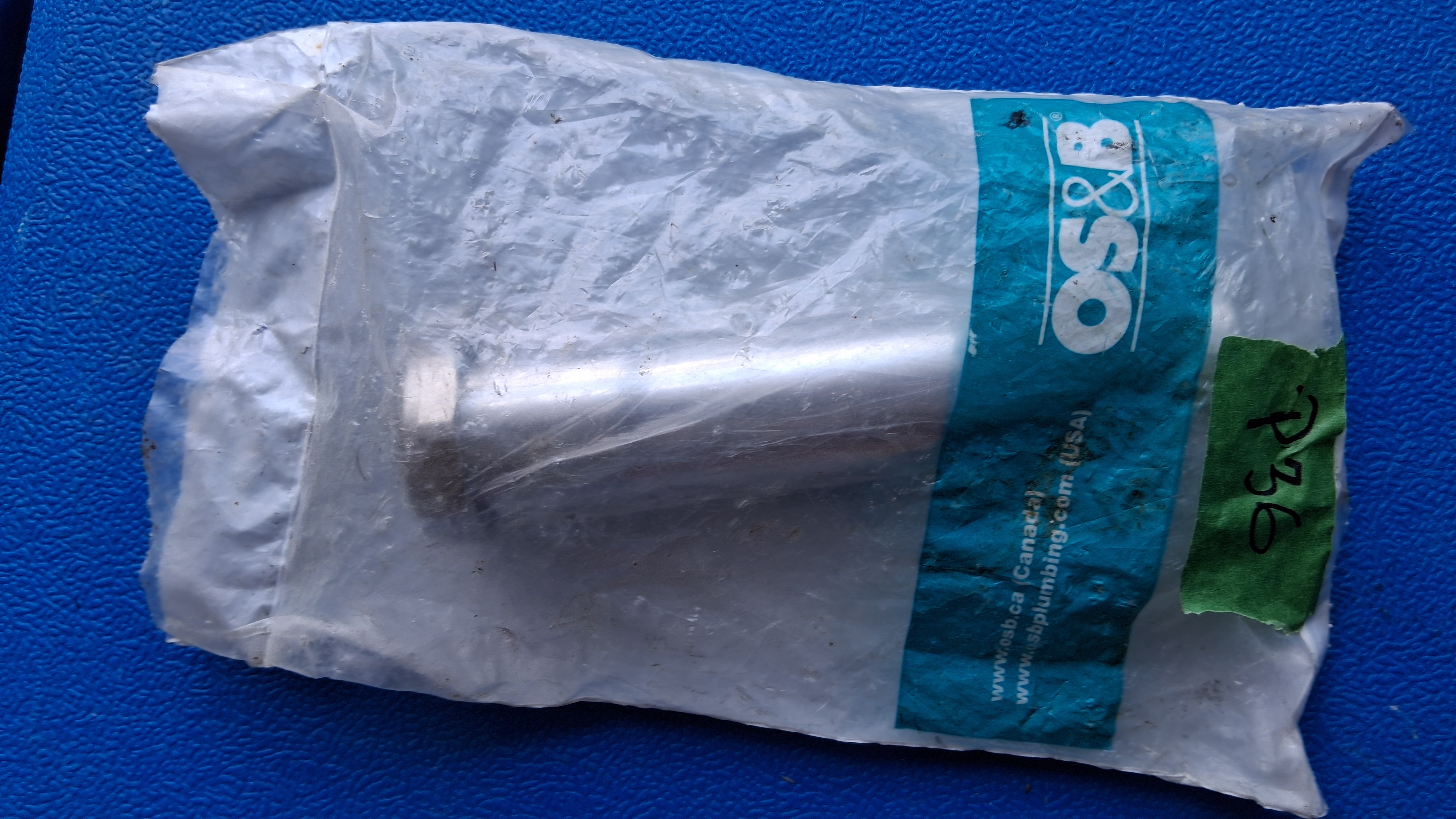 Extension Tube, Slip-Joint, Chrome, Tubular, photo 2 of 2